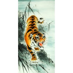 Chinese Tiger Painting - CNAG008033