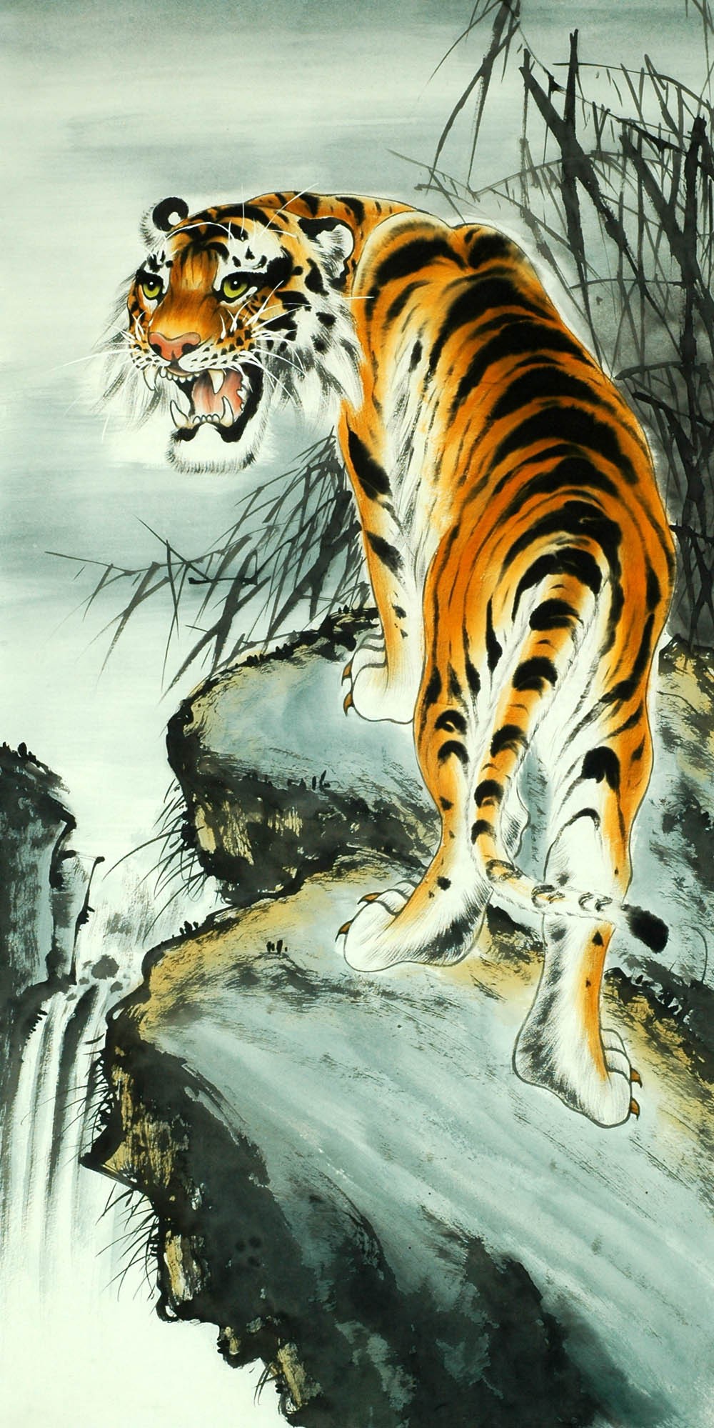 Chinese Tiger Painting - CNAG008034