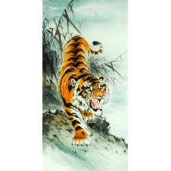 Chinese Tiger Painting - CNAG008043