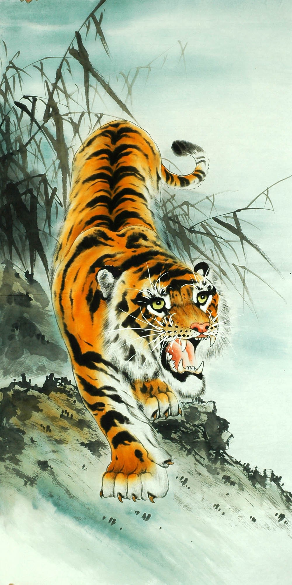 Chinese Tiger Painting - CNAG008043