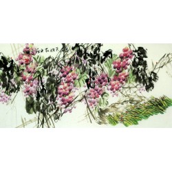 Chinese Grapes Painting - CNAG008047