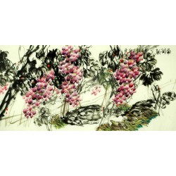 Chinese Grapes Painting - CNAG008050