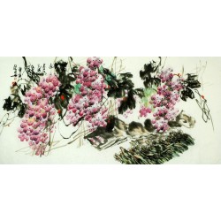 Chinese Grapes Painting - CNAG008053