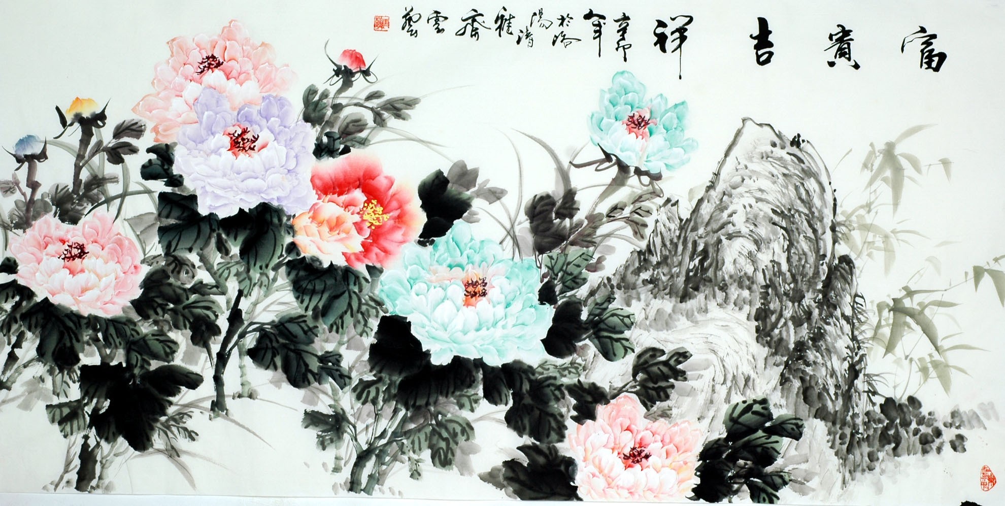 Chinese Peony Painting - CNAG008057