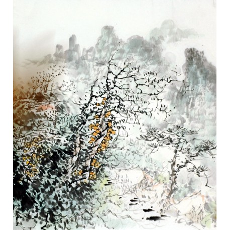 Chinese Landscape Painting - CNAG008067