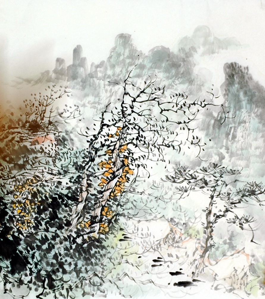 Chinese Landscape Painting - CNAG008067