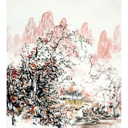 Chinese Landscape Painting - CNAG008068