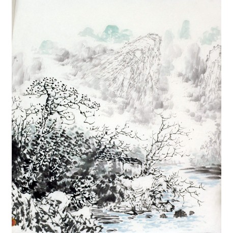 Chinese Landscape Painting - CNAG008069