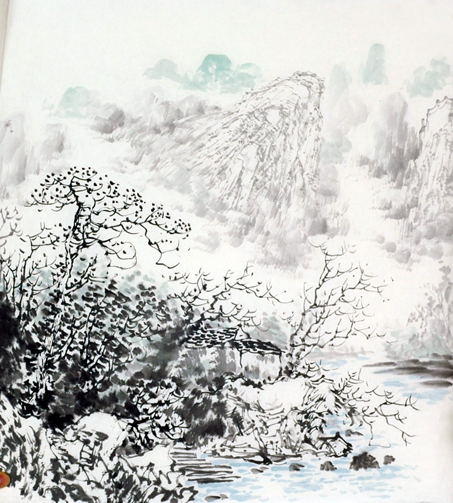 Chinese Landscape Painting - CNAG008069