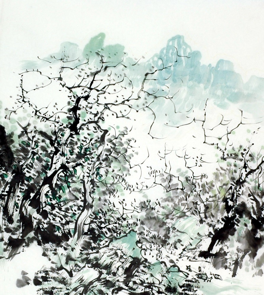 Chinese Landscape Painting - CNAG008070
