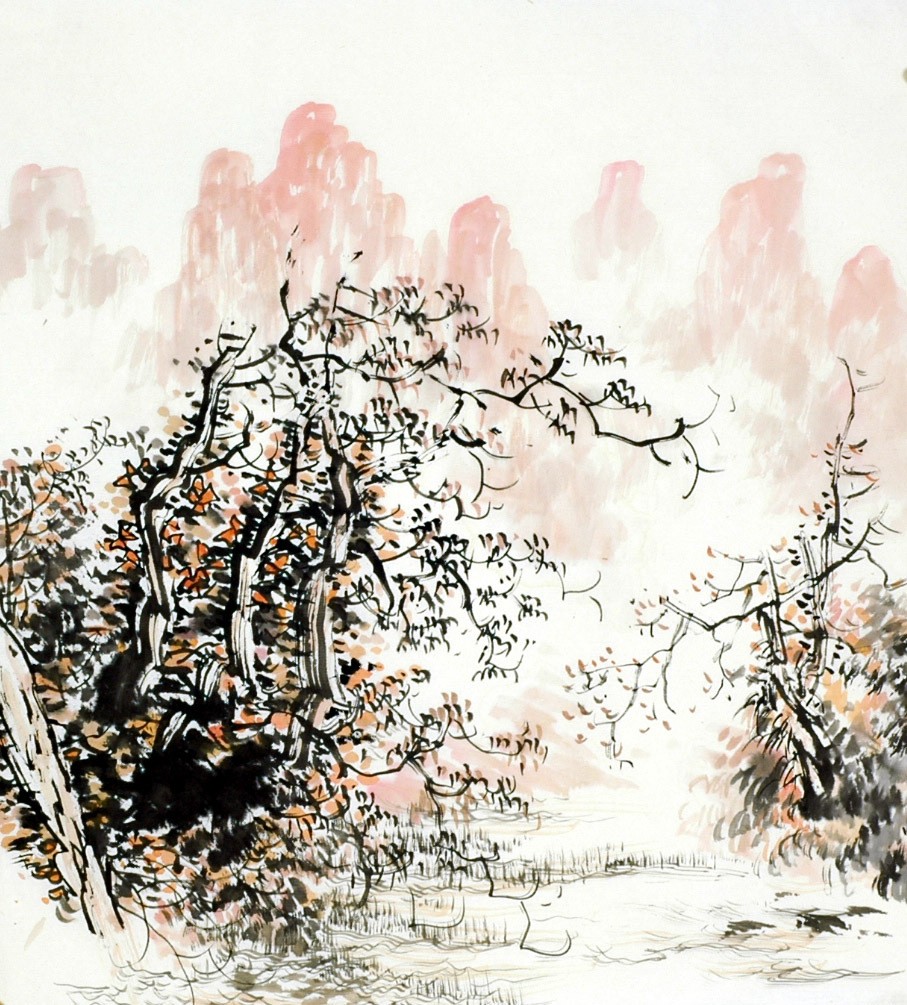 Chinese Landscape Painting - CNAG008073