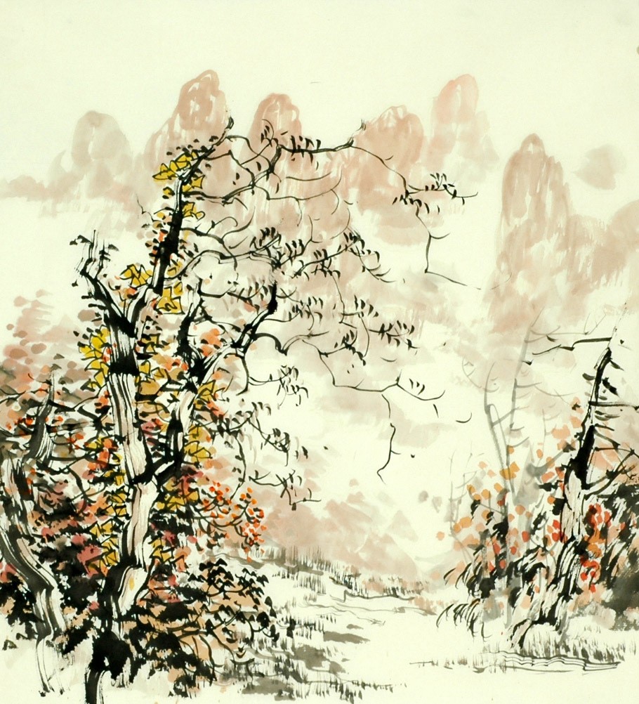 Chinese Landscape Painting - CNAG008074