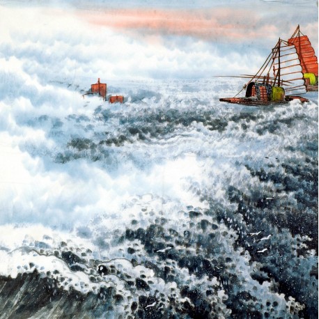 Chinese Sea Painting - CNAG008078