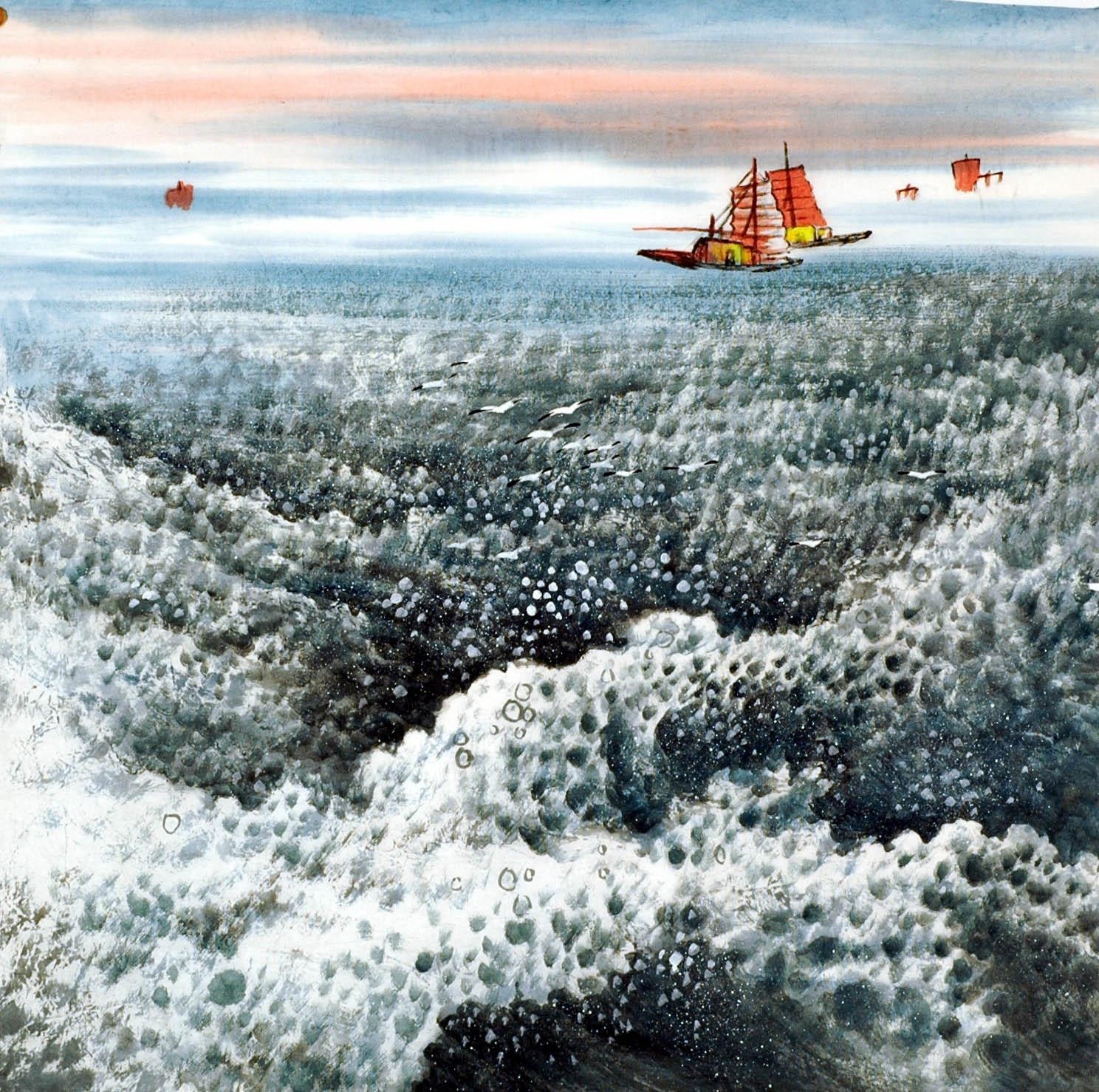 Chinese Sea Painting - CNAG008079
