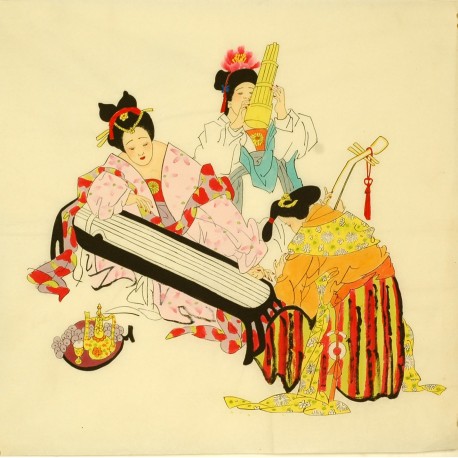 Chinese Figure Painting - CNAG008080