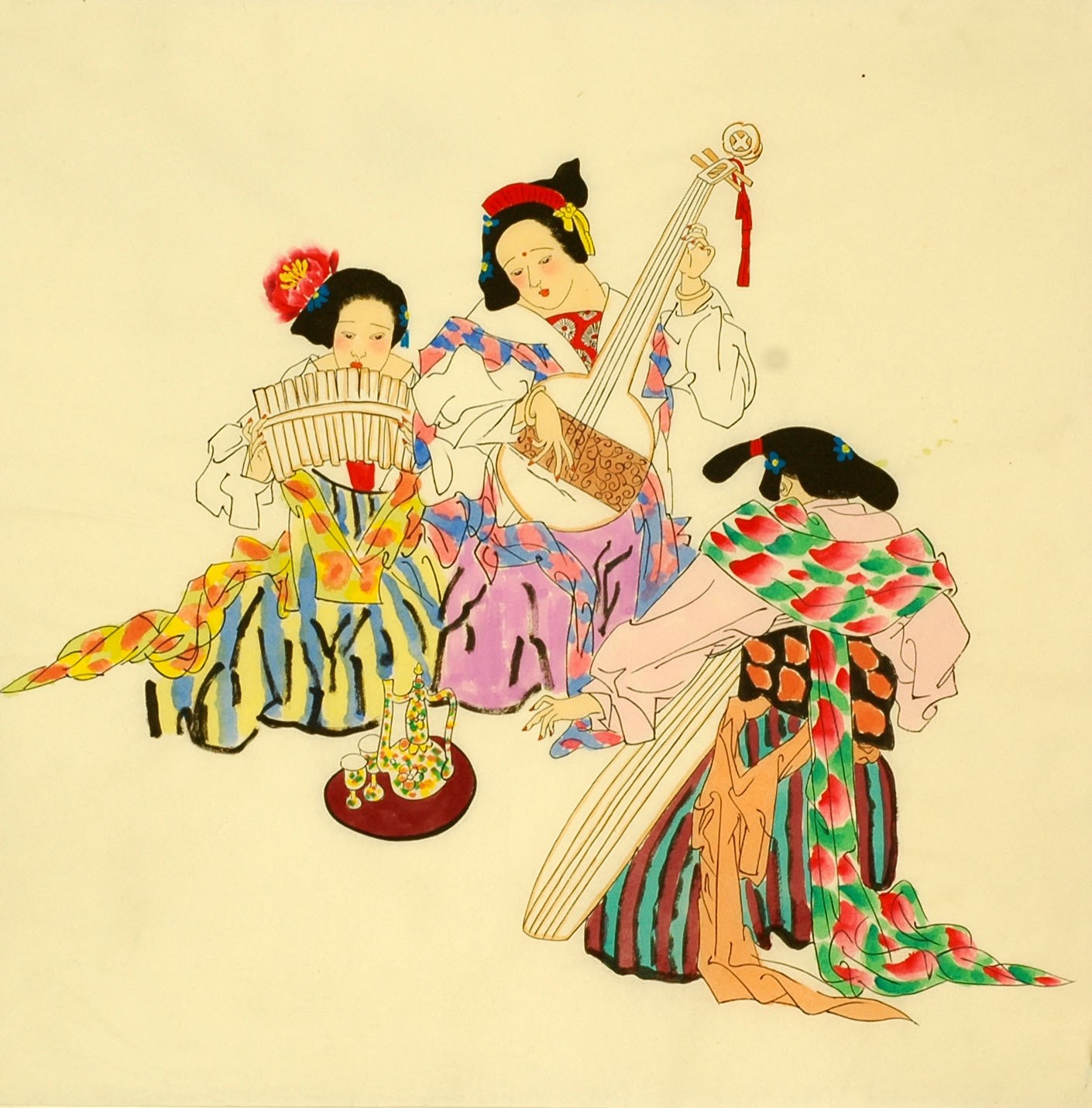 Chinese Figure Painting - CNAG008082