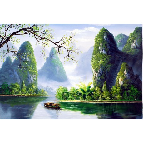 Chinese Landscape Painting - CNAG008087
