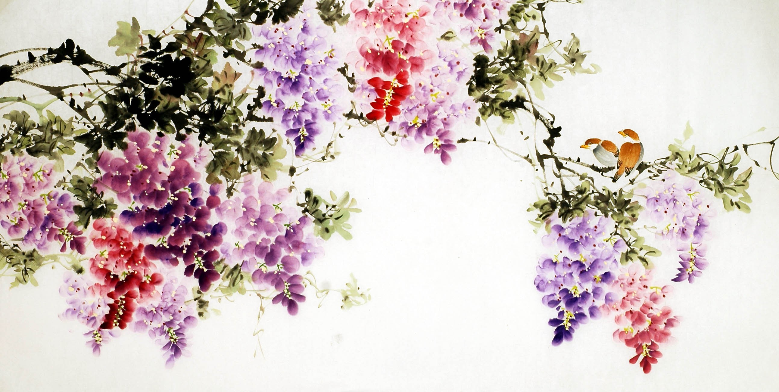 Chinese Flowers&Trees Painting - CNAG008088