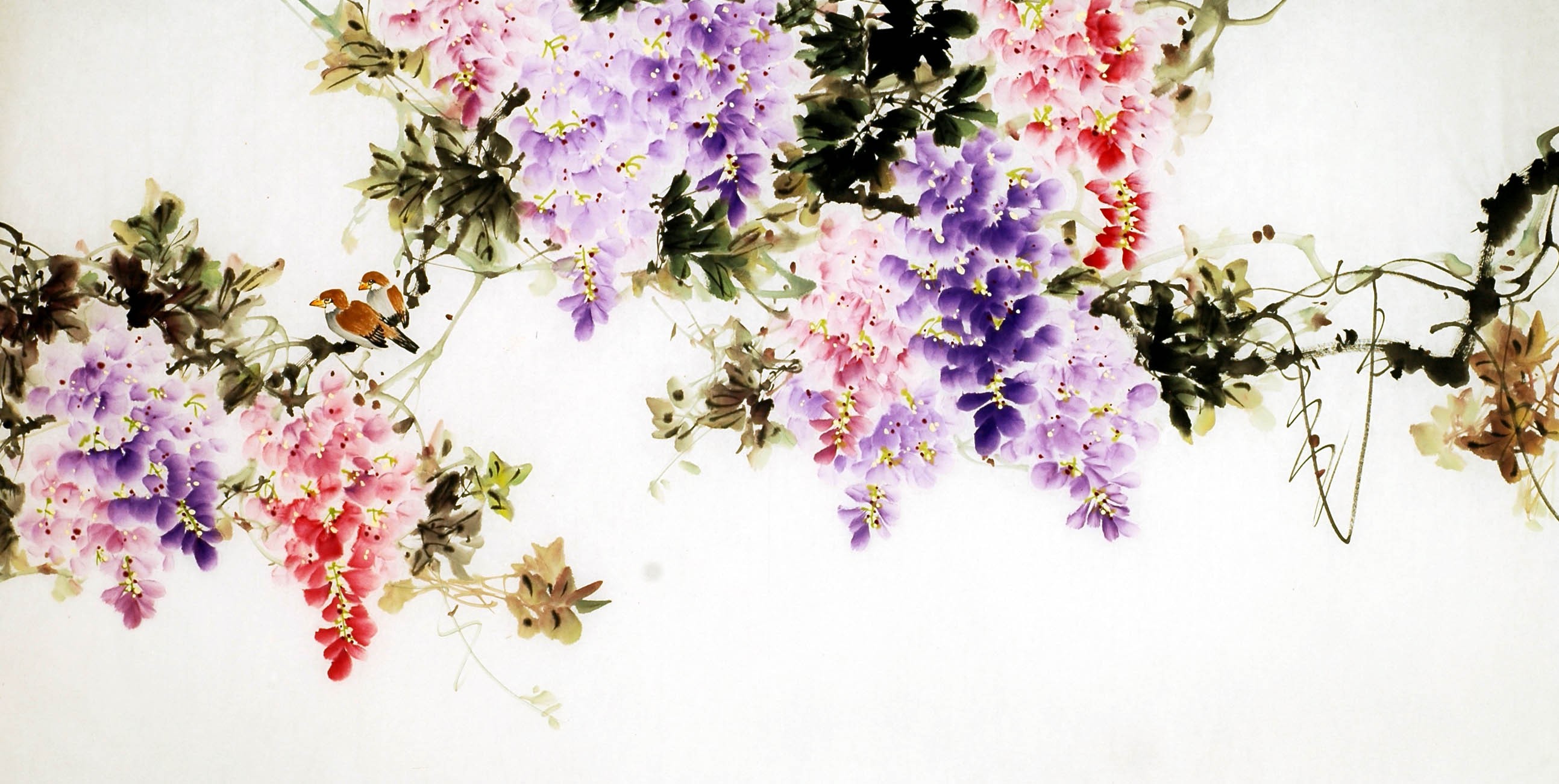 Chinese Flowers&Trees Painting - CNAG008089