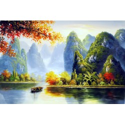 Chinese Landscape Painting - CNAG008091