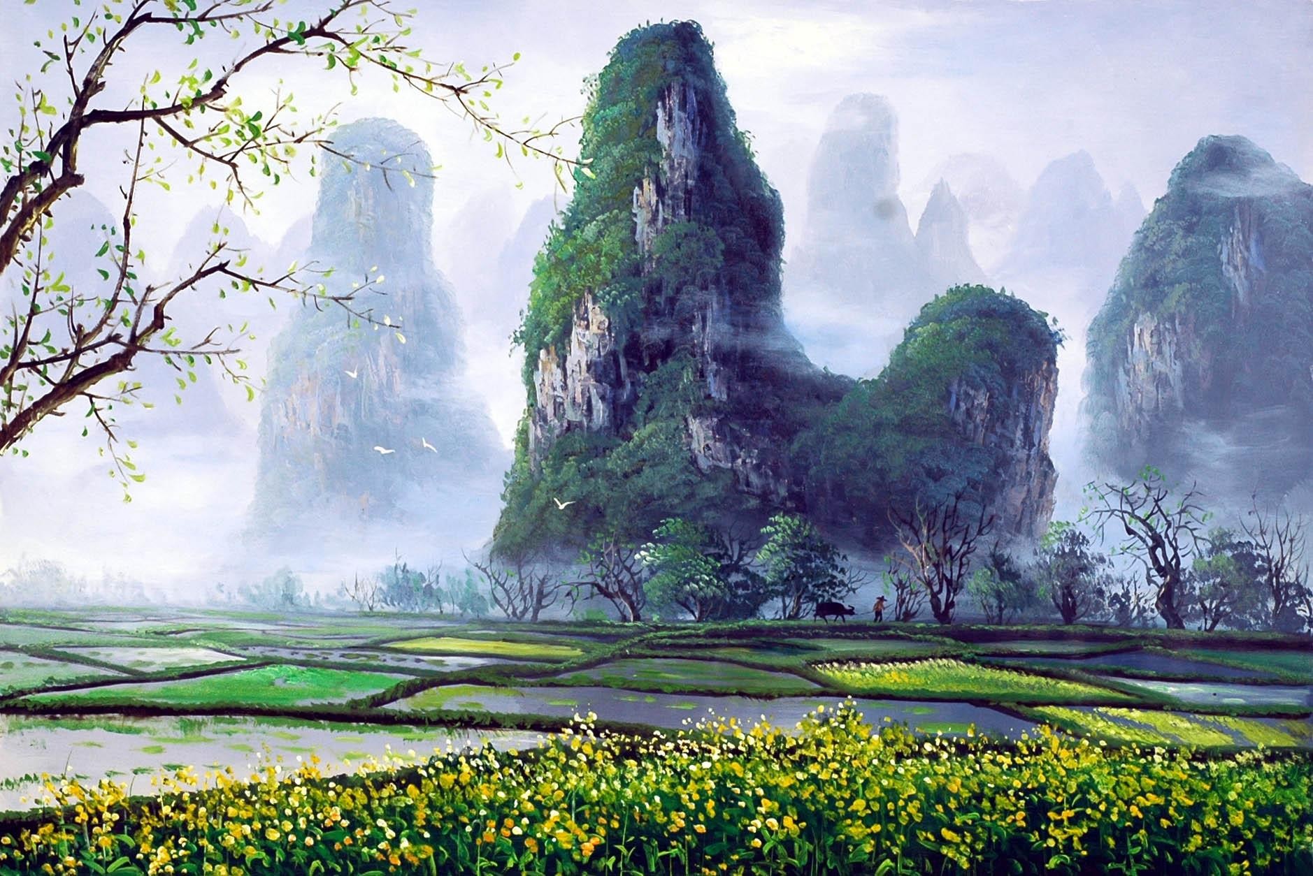 Chinese Landscape Painting - CNAG008092