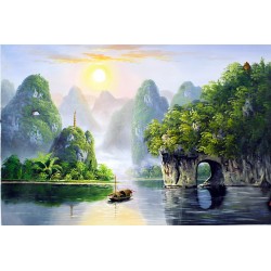 Chinese Landscape Painting - CNAG008093