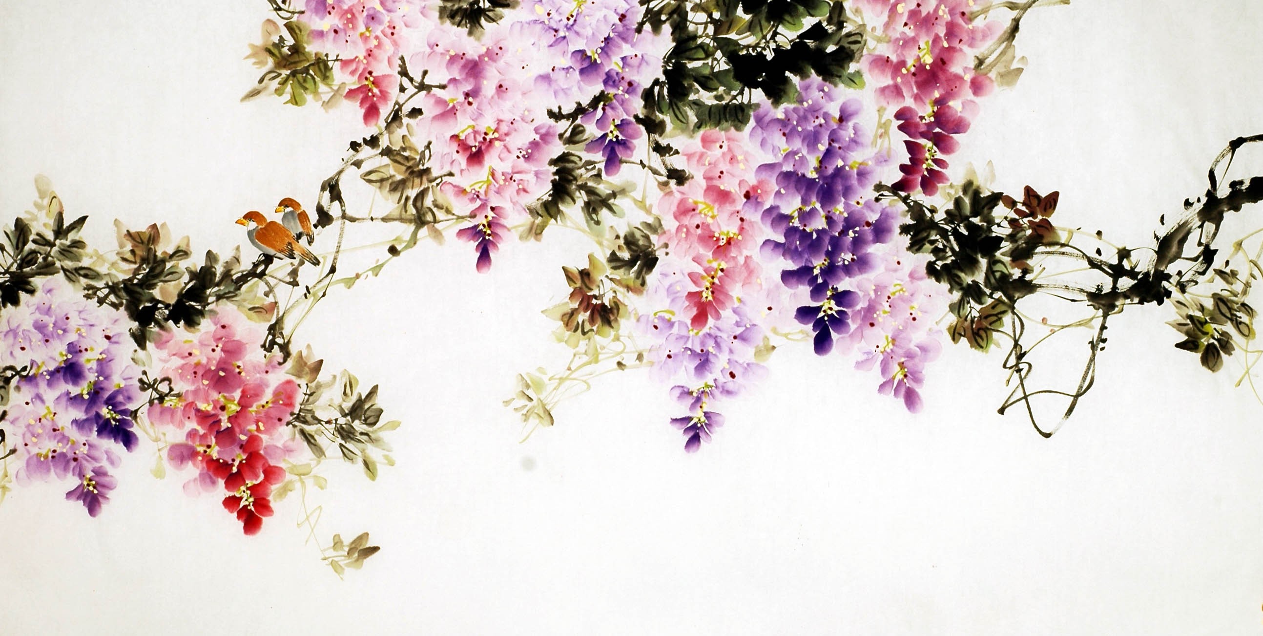 Chinese Flowers&Trees Painting - CNAG008094