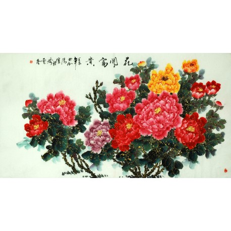 Chinese Peony Painting - CNAG008097