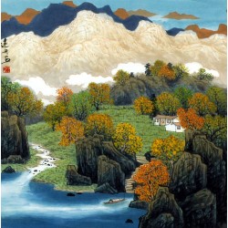 Chinese Landscape Painting - CNAG008099