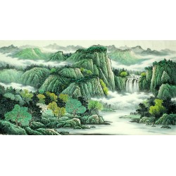 Chinese Landscape Painting - CNAG008104