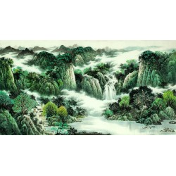 Chinese Landscape Painting - CNAG008105