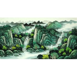 Chinese Landscape Painting - CNAG008106