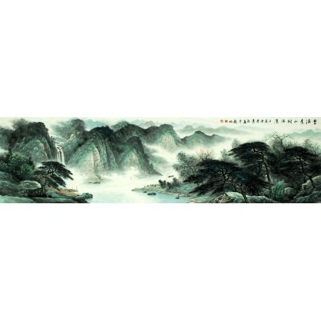 Chinese Landscape Painting - CNAG008109