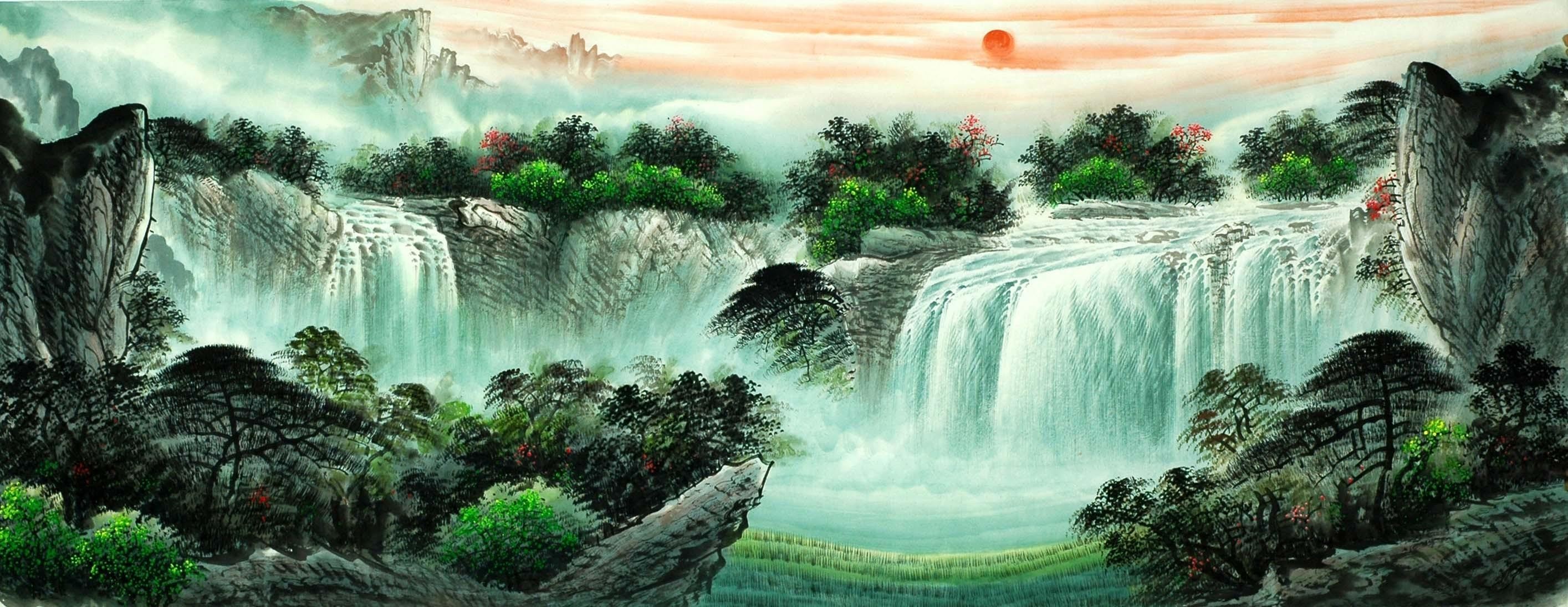 Chinese Landscape Painting - CNAG008113