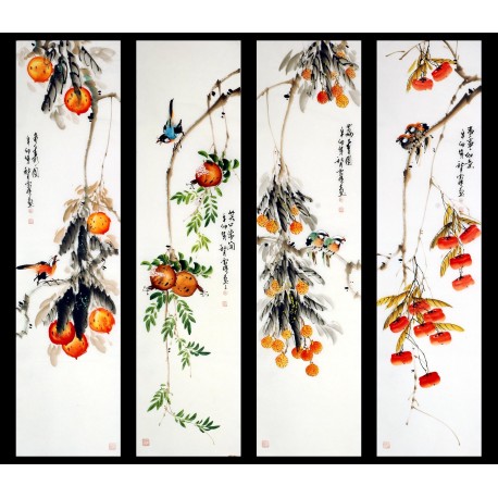 Chinese Flowers&Trees Painting - CNAG008119