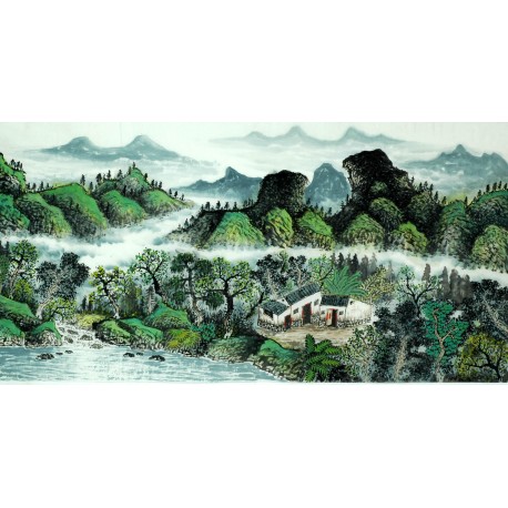 Chinese Landscape Painting - CNAG008122