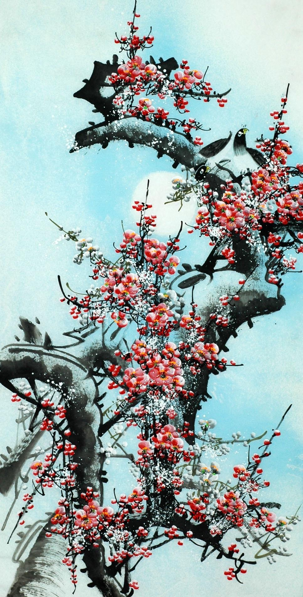 Chinese Plum Painting - CNAG008127