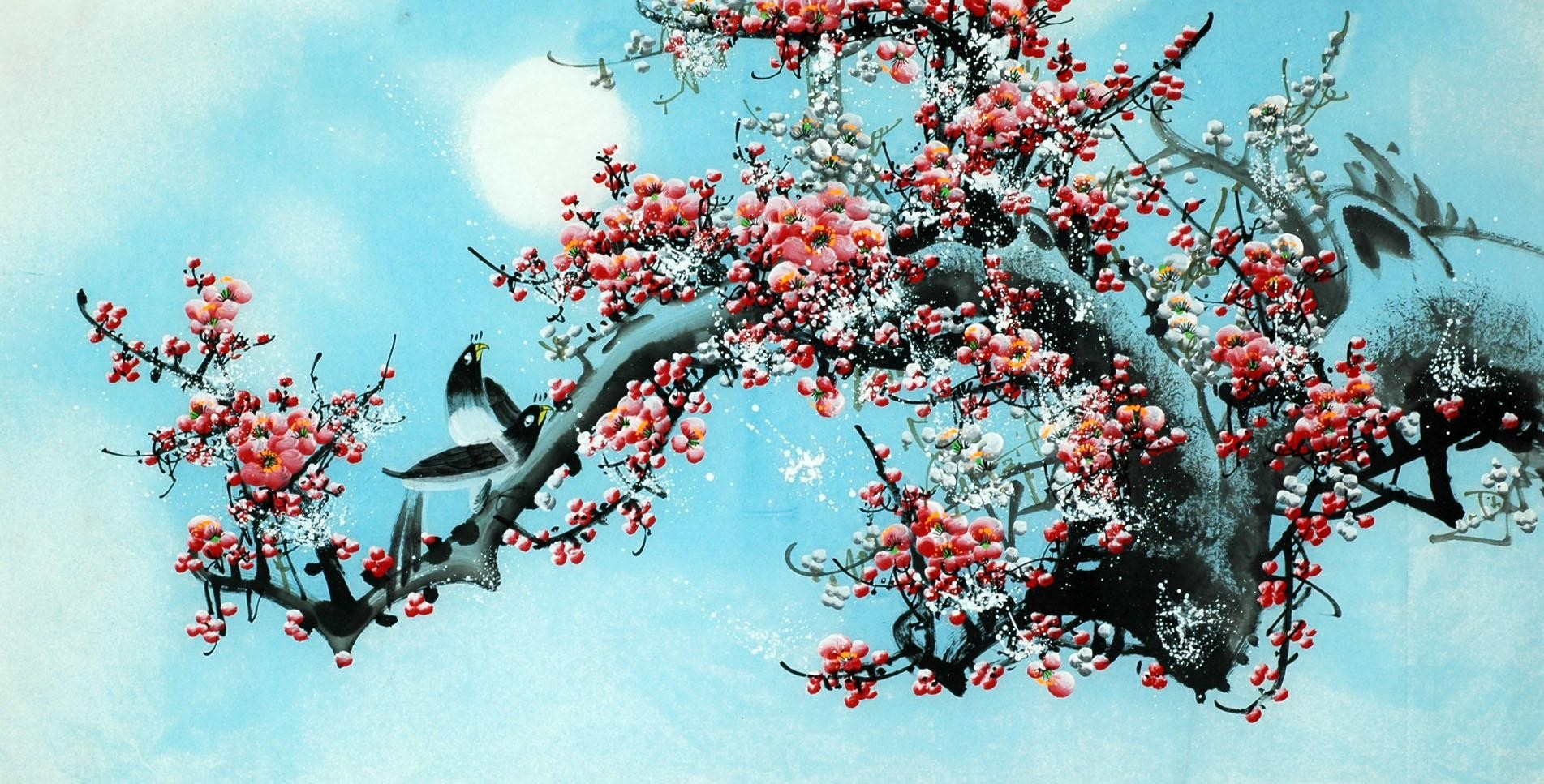Chinese Plum Painting - CNAG008129