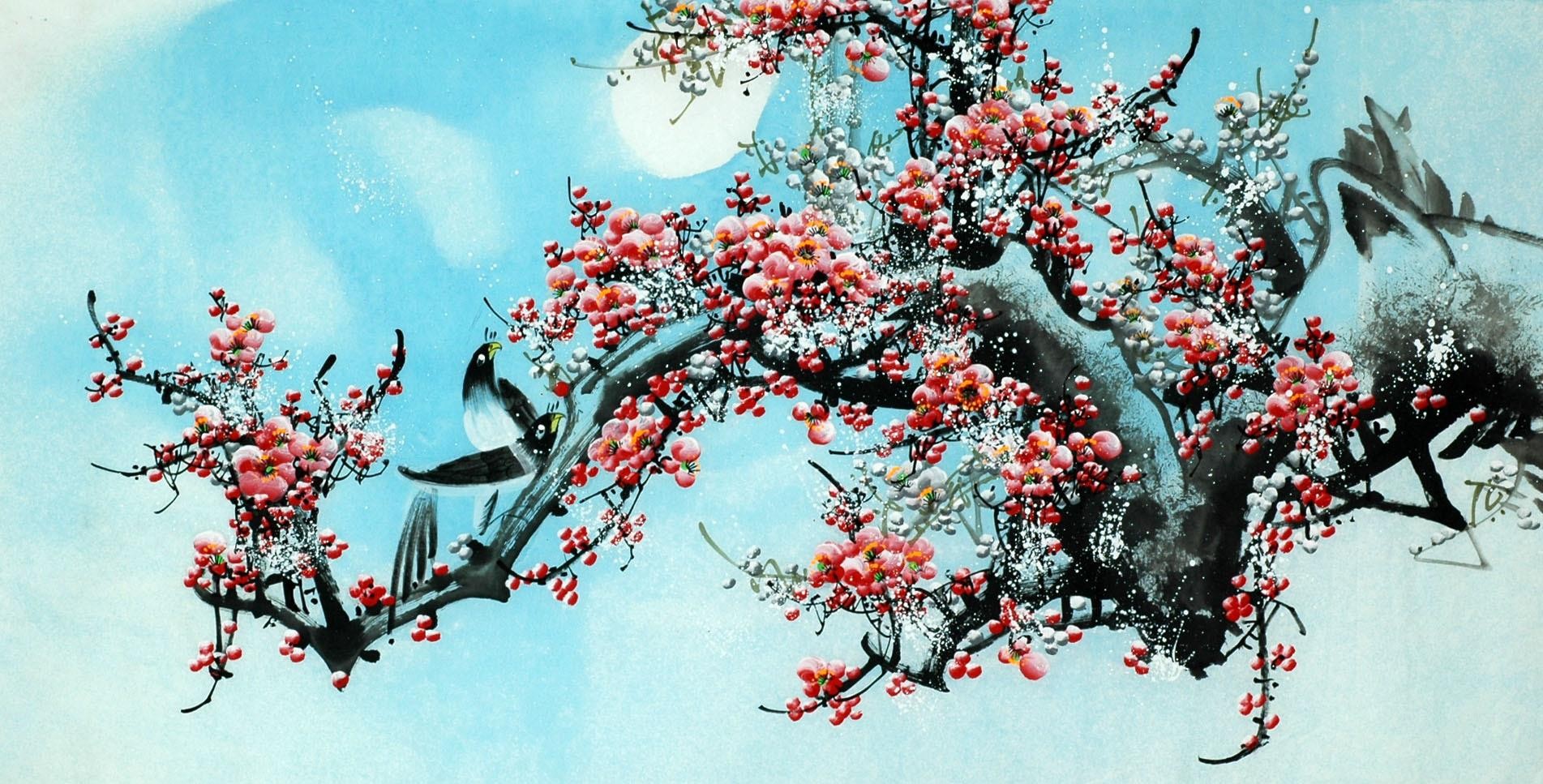 Chinese Plum Painting - CNAG008130