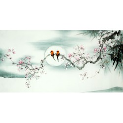 Chinese Lotus Painting - CNAG008134