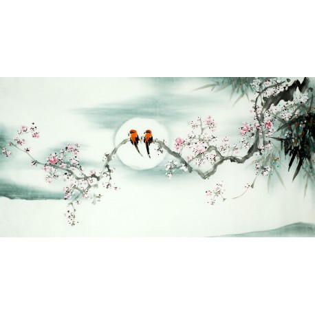 Chinese Lotus Painting - CNAG008134