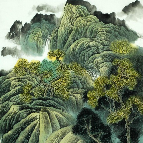 Chinese Landscape Painting - CNAG008135