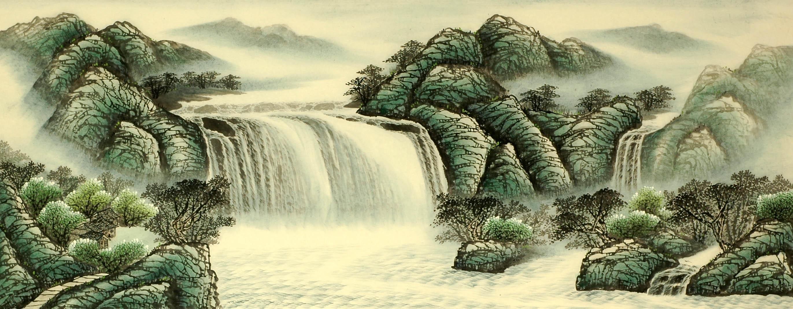Chinese Landscape Painting - CNAG008137