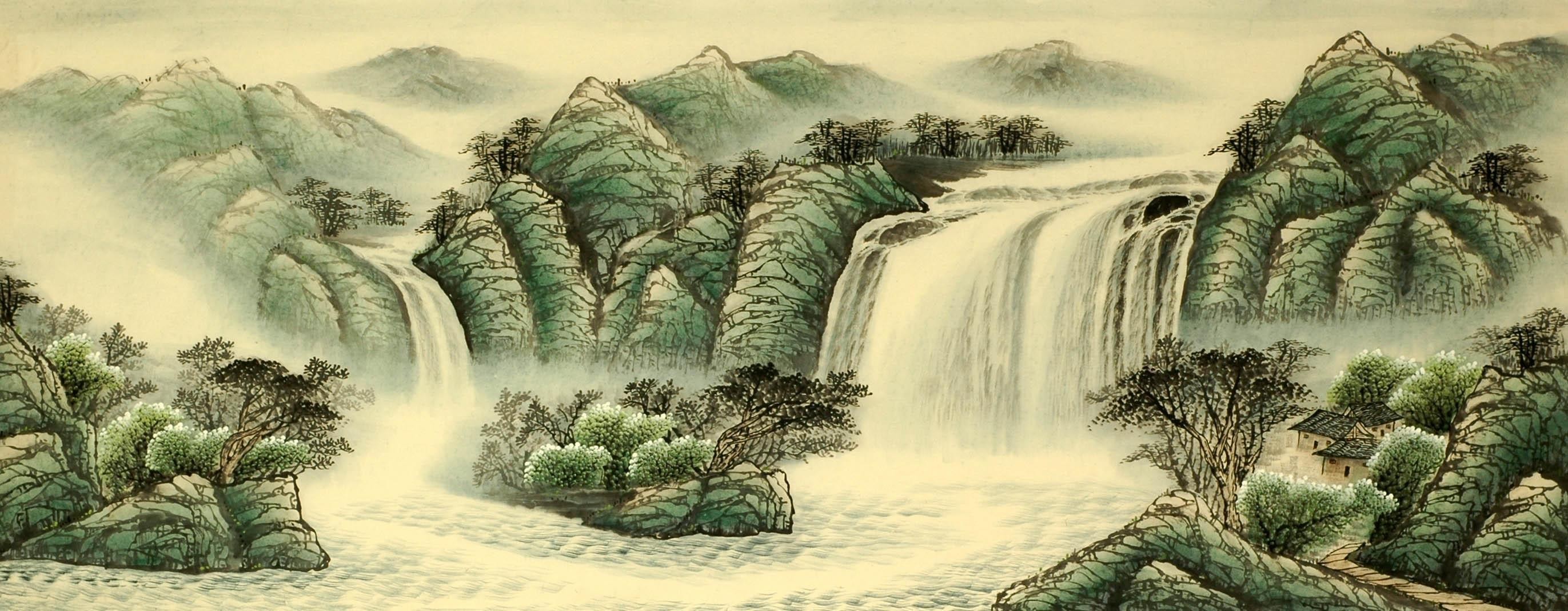 Chinese Landscape Painting - CNAG008138