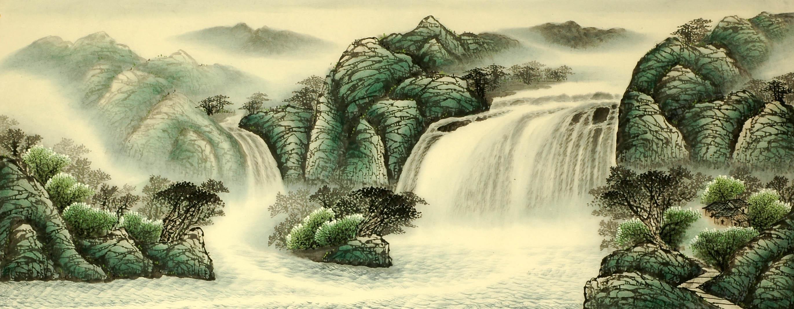 Chinese Landscape Painting - CNAG008140