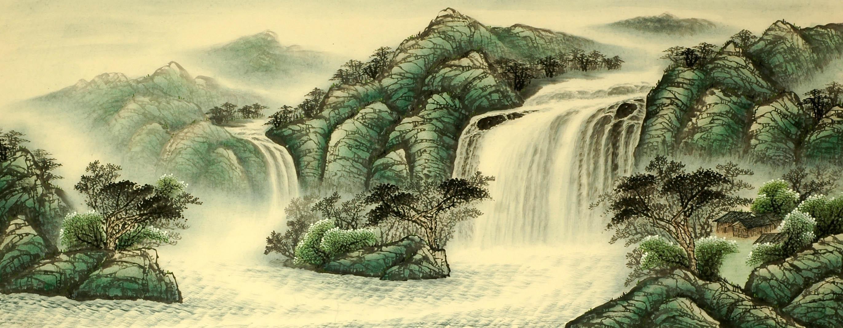 Chinese Landscape Painting - CNAG008141