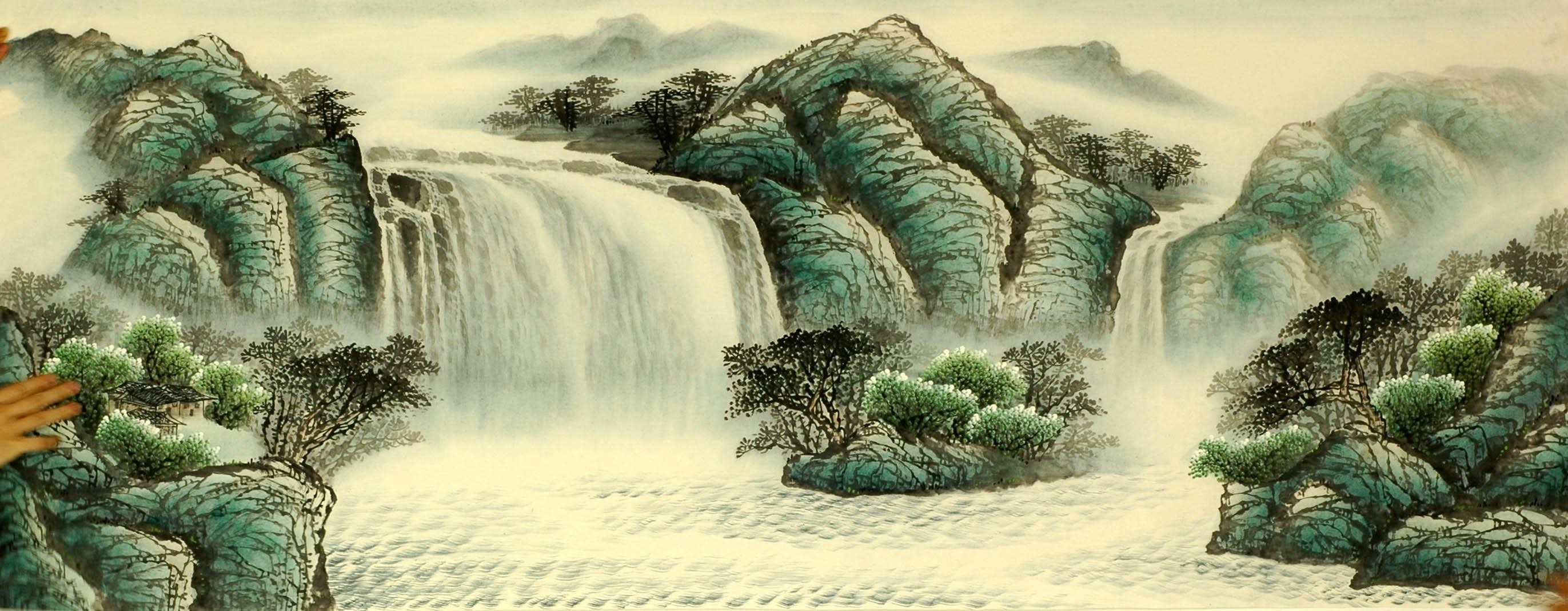 Chinese Landscape Painting - CNAG008142