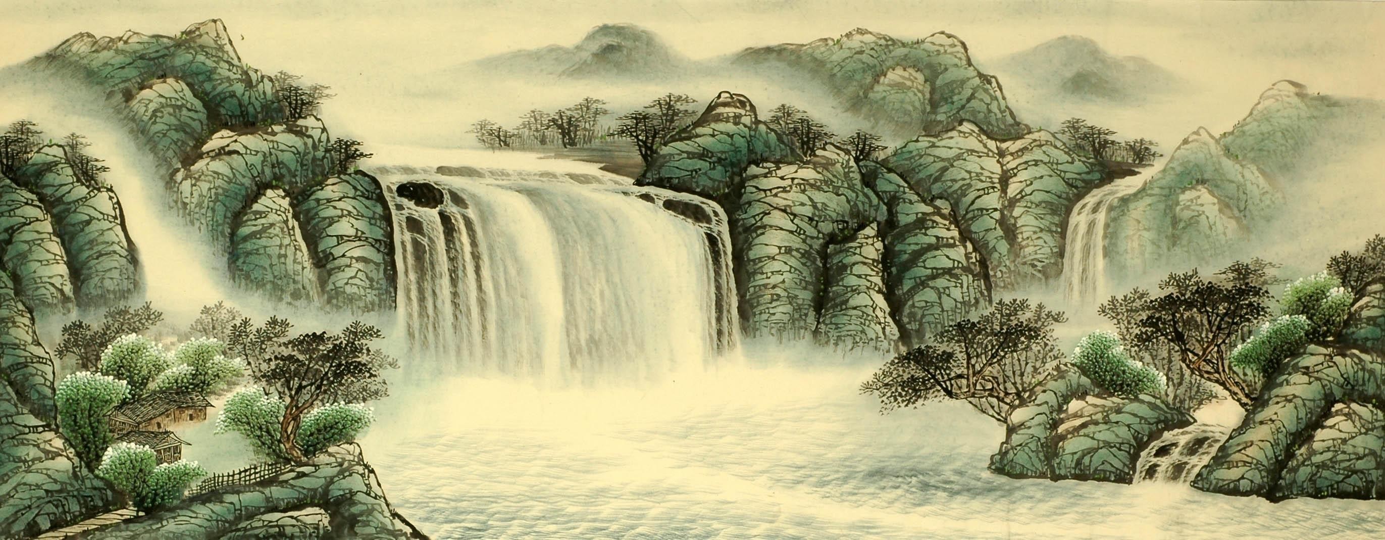 Chinese Landscape Painting - CNAG008145