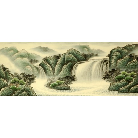 Chinese Landscape Painting - CNAG008146