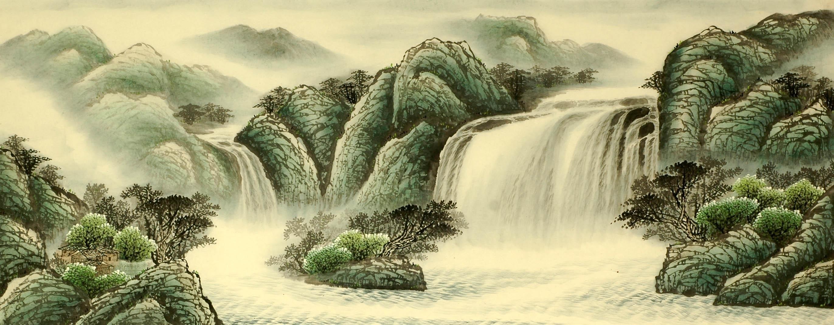 Chinese Landscape Painting - CNAG008146